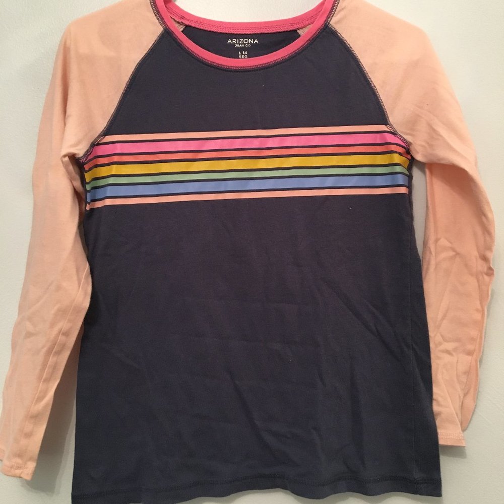 Arizona Jean Co. Girls Long Sleeve Tee Size 14